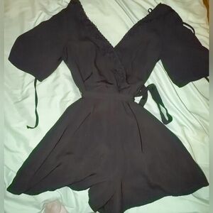 Trixxi Black Lace Detail Outfit